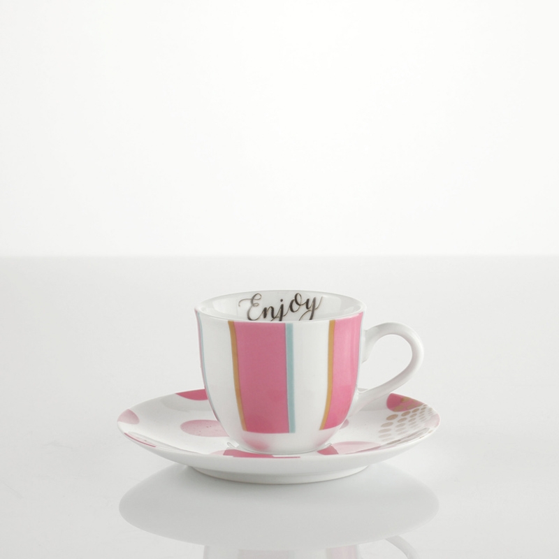 Tazze caffe in porcellana candy pink Tazze caffe in porcellana candy pink